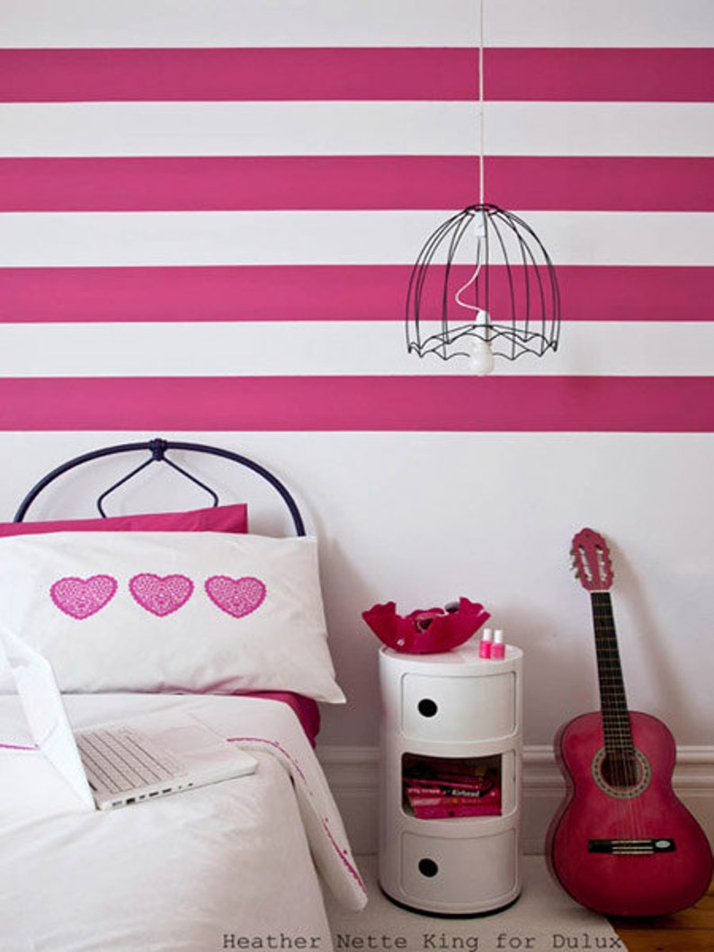 Vinyl Wall Stripes 7 3 Vinyl Wall Stripes Stickers Etsy
