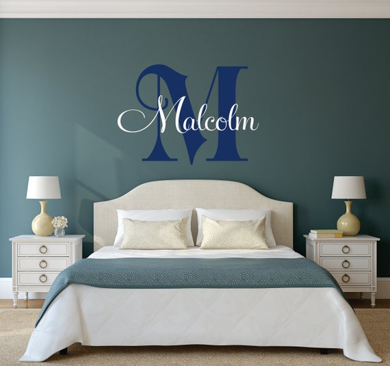 Personalized Name Decal Nursery Name Decal Airplane Wall Etsy