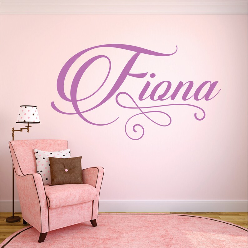 Personalzed Name Wall Decal Wall Decal Baby Nursery Decal Etsy