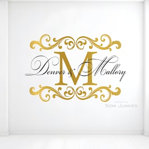 Wedding Floor Decal Custom Dance Floor Sticker for Party Decoration, Anniversary, Birthday, Monogram Vinyl, Personalized Wedding Decor