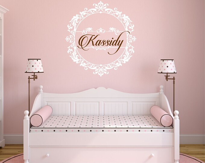 Personalized Princess Wall Decal Princess Name Decal Nursery Etsy