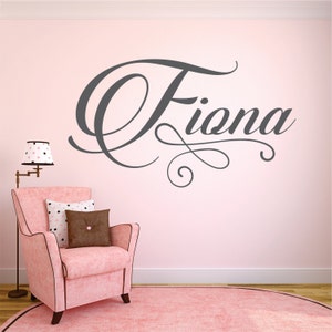 Personalzed Name Wall Decal, Wall Decal, Baby Nursery Decal, Nursery Name Decal, Personalized Decor