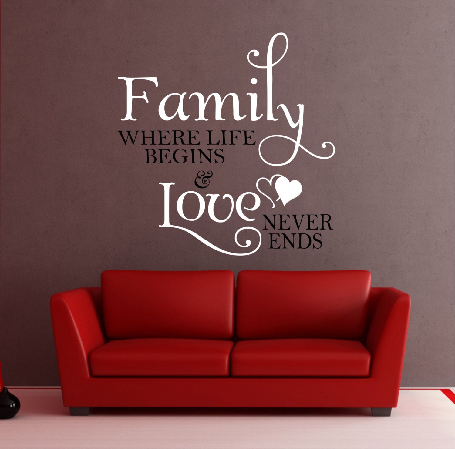 Family Wall Decal Family Love Decal Photo Wall Decal Etsy