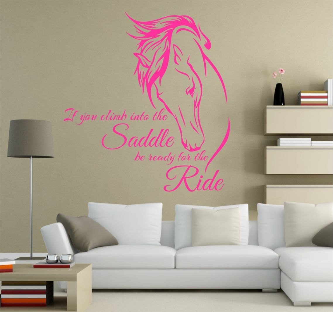 Horse Wall Decal Horse Decal Horse Decor Horse Art Horse Etsy