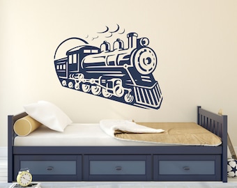 Train Wall Decal: Locomotive Decor, Choo-Choo Train
