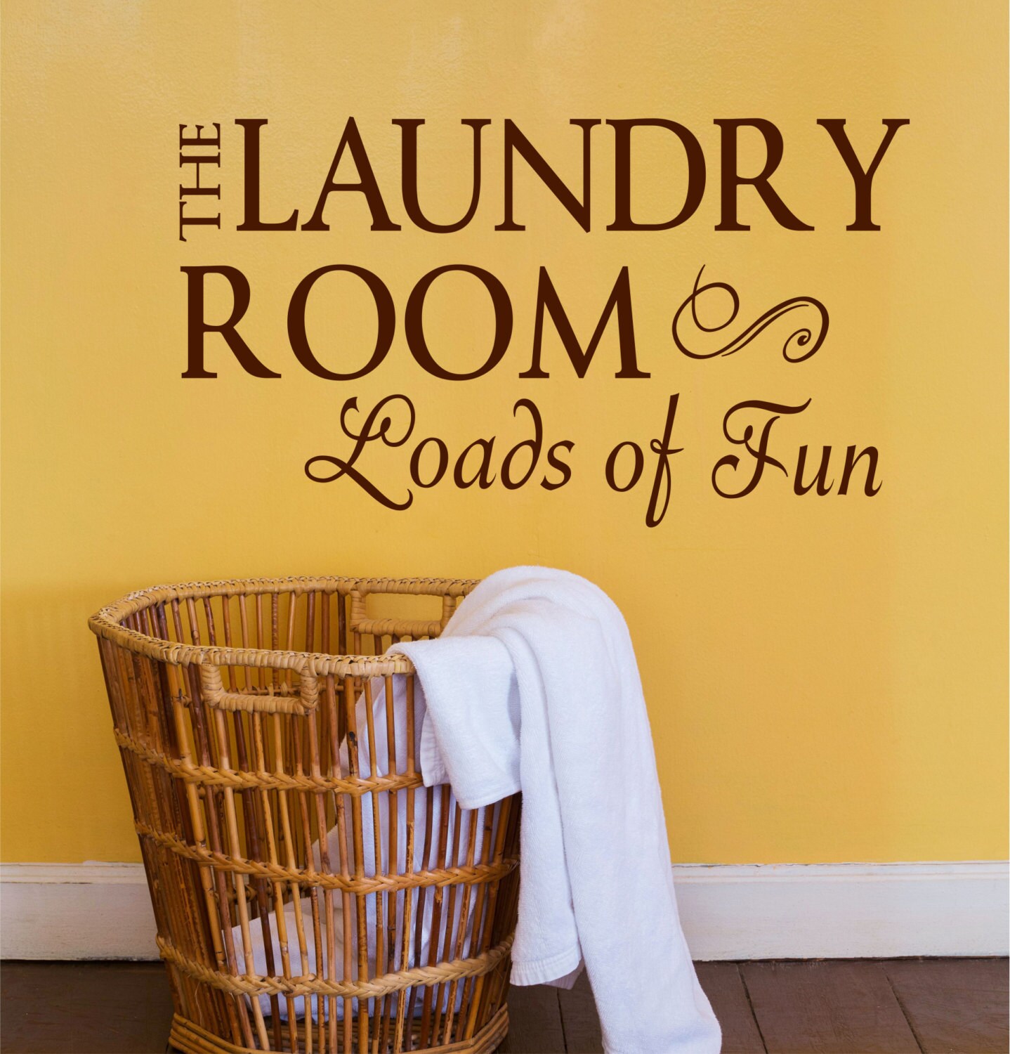 Laundry Room Decal, Laundry Room Wall Decal, Laundry Room Sign, Vinyl ...