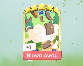 Blown Away - 5 stars,Monopoly_go Monopoly sticker,Set:24-5