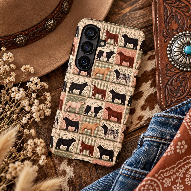 Cattle Magsafe Phone Case, Cow iPhone Case, Western Farm Phone Case ...