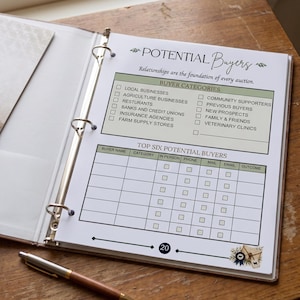 Livestock Project Planner | 31-Page Instant Download Record Book | Show Animal Record Keeping Binder | Printable PDF image 4