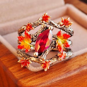 Alexandrit Marquise Verlobungsring, Schwarzgold Gothic Ehering, Vintage Versprechensring, Brautschmuck, Benutzerdefiniertes Jahrestagsgeschenk