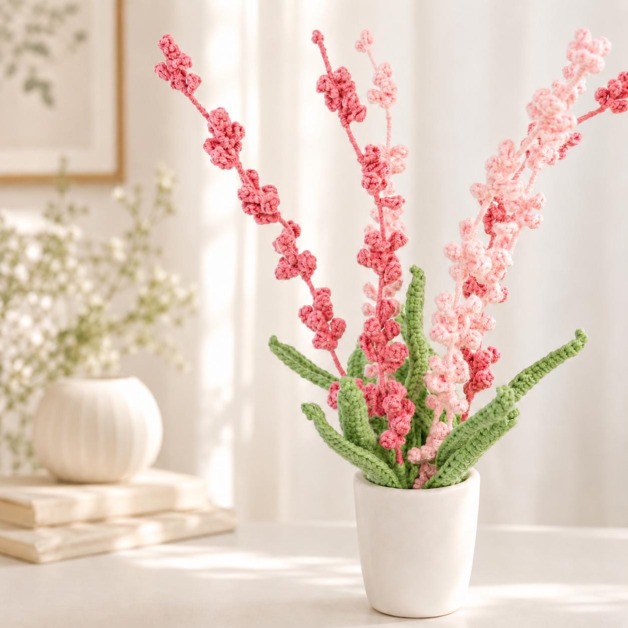 Cherry Blossom Potted Bouquet Pattern