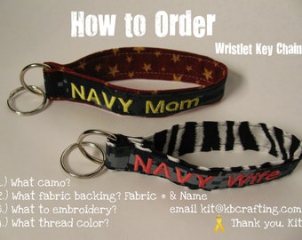 Military Wrislet Key Chain/ Luggage Tag