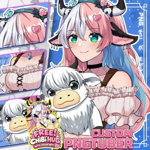 Aangepaste PNGtuber | Aangepaste PNGtuber-personage voor commercieel gebruik | PNGtuber voor streams | PNGtuber-opdracht | PNGtuber-model | PNGtuber-anime