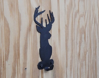 Deer Head Wall Hook/Robe hook/hat rack/key holder/RV/Home decor/Gift/Baby Nursery/Bedroom/Bathroom/RV/Camping/Cabin/Hunting