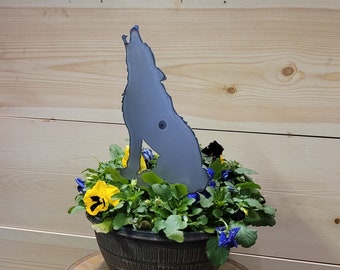 WoofGarden Stake/Metal/Flower Garden/Vegetable/Yard Décor/Yard Art