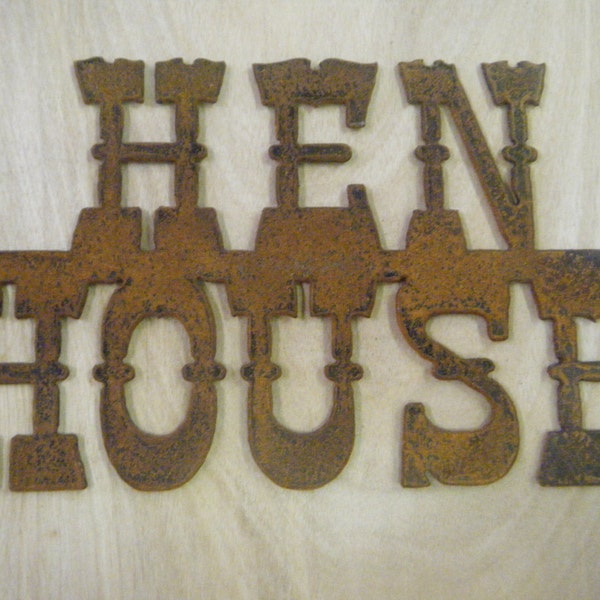 Family Hen House Sign