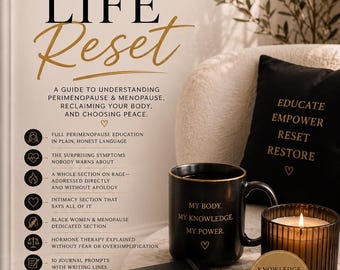 Calm Life Reset, zachte gids door de perimenopauze en middelbare leeftijd.