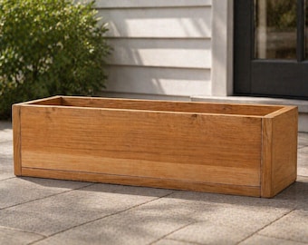 Handmade Cedar Planter Box 18x6x6