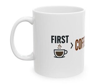 まずはコーヒー、それからコード、それからパニック マグカップ、プログラマー向けコーヒーカップ、ソフトウェア開発者向けユーモアマグカップ、開発者へのコーディングギフト