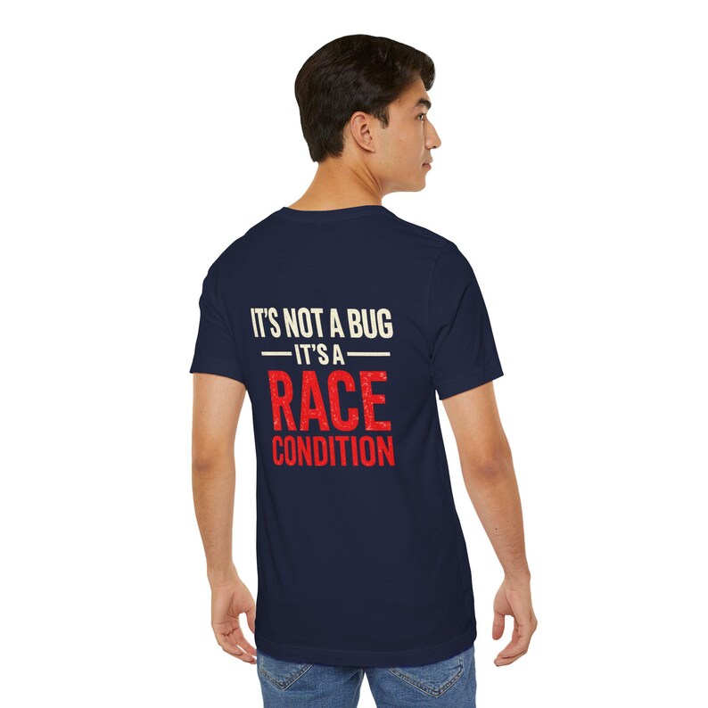 Camiseta "Condição de Corrida", Camiseta com Humor para Desenvolvedor Java, Piada de Programação para Engenheiro de Software imagem 9