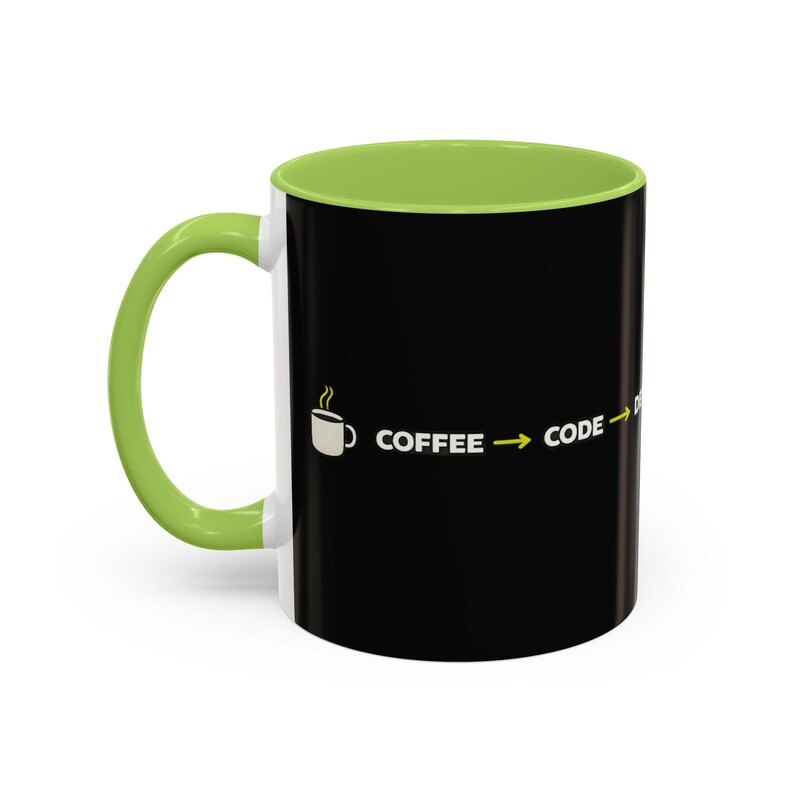 Code Deploy Panic Coffee mug | Programmer Dev Ops Ceramic Mug bild 3