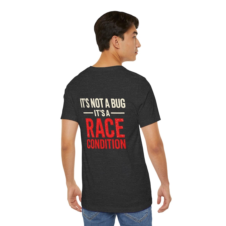 Camiseta "Condição de Corrida", Camiseta com Humor para Desenvolvedor Java, Piada de Programação para Engenheiro de Software imagem 10