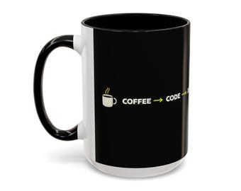 Code Deploy Panic Coffee mug | Programmer Dev Ops Ceramic Mug