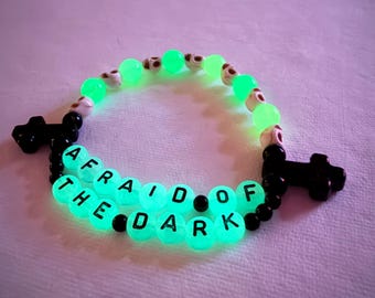 Afraid Of The Dark Glow-In-The-Dark Double Line Bracelet - Motionless In White