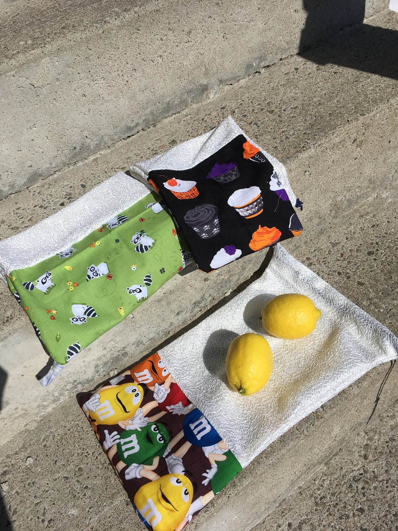 reusable fruitsvegetables grocery and market bag