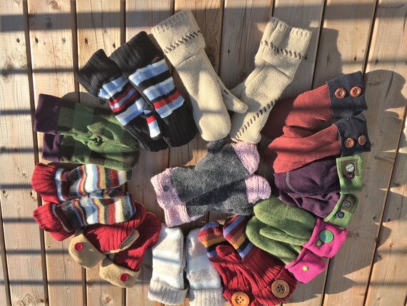 Upcycling Handschuh mit Wiederverwendung Pullover Wolle oder Fleece oder samt Handschuh fallen Frühling für Frauen und Teenager Mädchen Null Abfall Upcycling Handschuh mit Wiederverwendung Pullover Wolle oder Fleece oder samt Handschuh fallen Frühling für Frauen und Teenager Mädchen Null Abfall