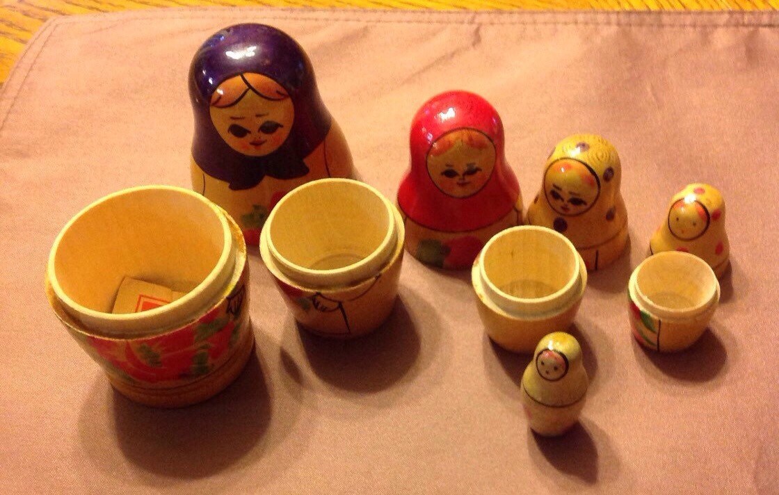 Beriozka USSR Nesting Dolls Etsy