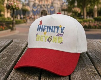 Toy Story Embroidered Baseball Cap - To Infinity And Beyond Cap, Buzz Lightyear Inspired Baseball Hat, Gift For Disney Fans