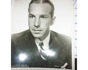 Foto vintage de Lloyd Nolan, de 1937, para o estúdio da Paramount Pictures. Retrato de filme.