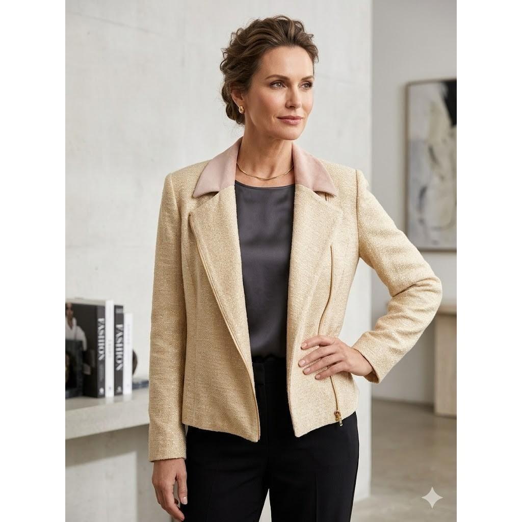 St John Knits Cream Jacket - Etsy display picture 1