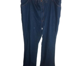 Jeansy robocze Red Kap Mens 50x37 Rigid Indigo Denim, luźne, proste, użytkowe
