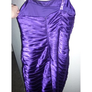 Adrianna Papell Collection Lila 1 Schulter Geraffte Sequin Party Dress Bodycon 8 Bild 2