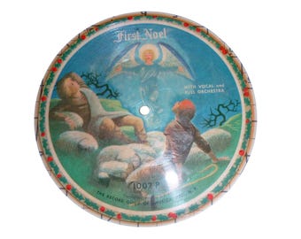 Vintage Record Guild of America 1002 P O Little Town of Bethlehem Picture Disc