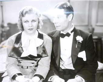 Ginger Rogers Joe E Brown 1932 Foto originale del film Hai detto una boccata