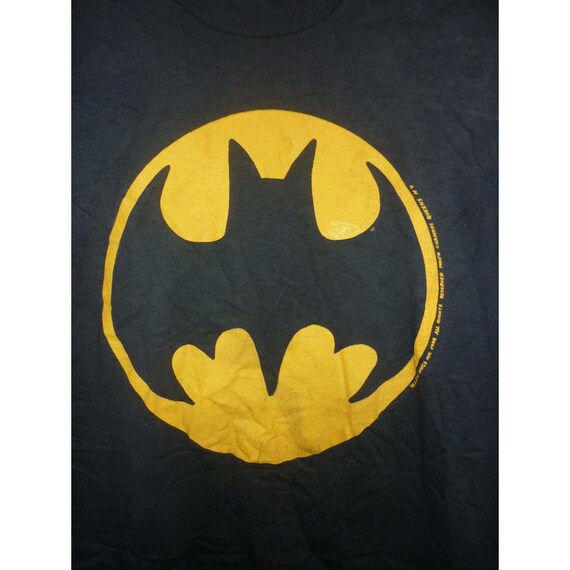 Vintage 1988 Batman DC Comics T-shirt Screen Stars Best Black