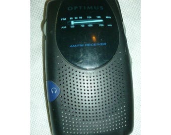 Radio Shack Optimus Handheld Portable AM/FM Receiver Radio 12-799