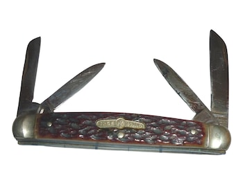 Coltello vintage Boker Tree Brand 5464 Congress - Solingen Germania - VENDUTO NELLO STATO IN CUI SI TROVA / DANNEGGIATO