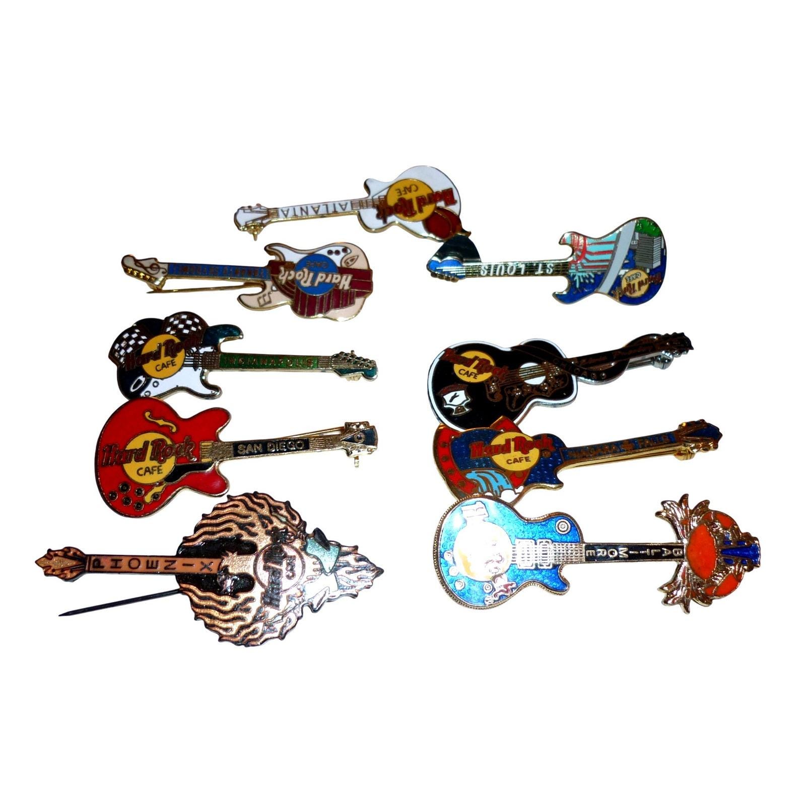 Hard Rock Cafe Guitar Pin - Etsy