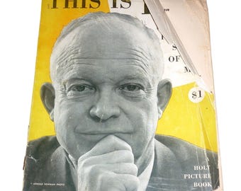 1952 This Is Ike Dwight Eisenhower Campaign Photo Book First Edition Henry Holt