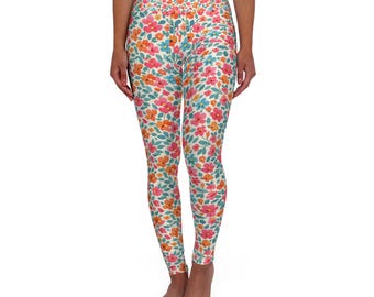 High Waisted Yoga Leggings (AOP)