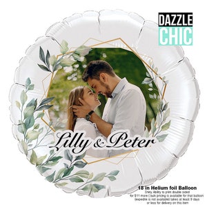 Personalized custom wedding balloons (Photo Balloons)