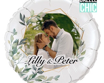 Personalized custom wedding balloons (Photo Balloons)