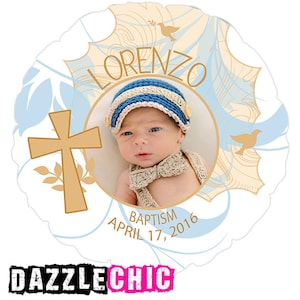 Baptism/ Communion / Confirmation Balloon  ( Photo Balloon - custom)