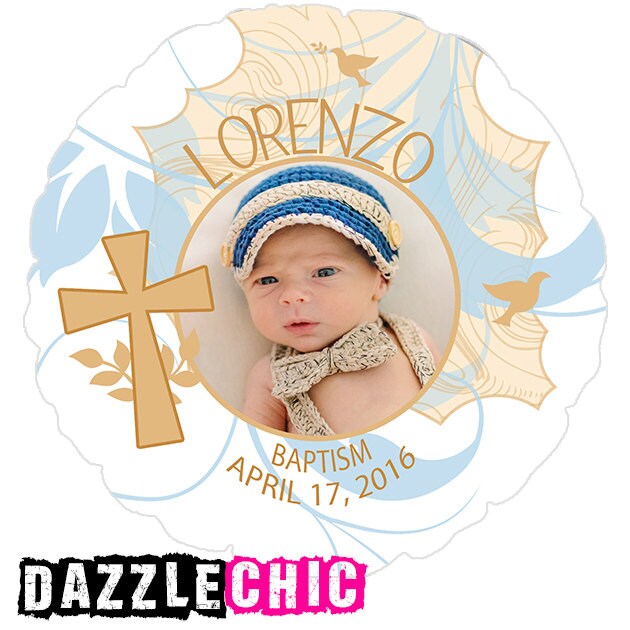 Baptism/ Communion Balloon Photo Balloon custom Etsy