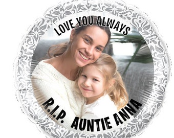 SALE! Personalized custom ELEGANT DESIGNS balloons (Photo Balloons 18 inch) doubleside printing!