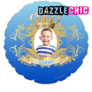 Prince or Princess  Birthday Centerpiece Balloon